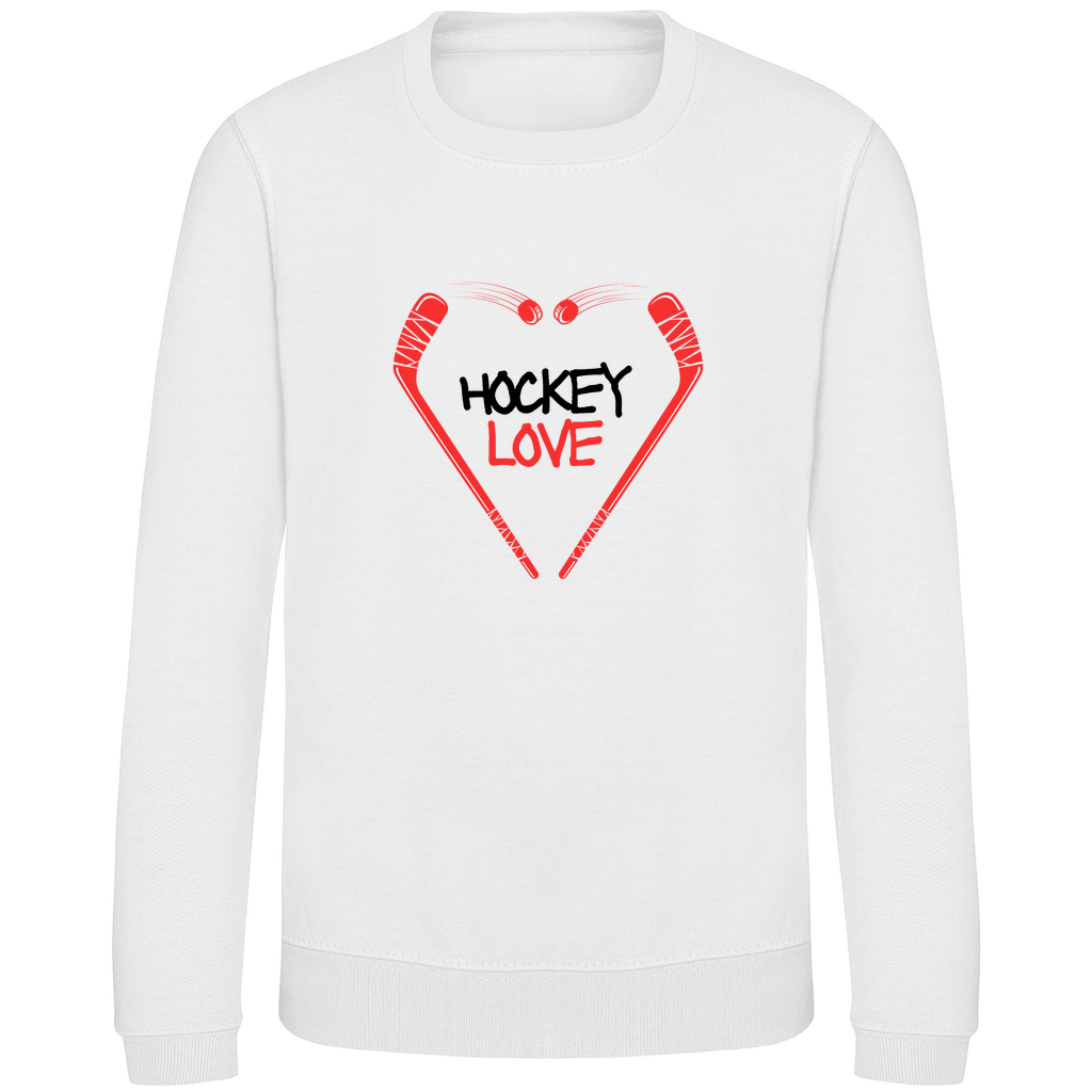 Kids Sweatshirt HOCKEYLOVE STICKHEART