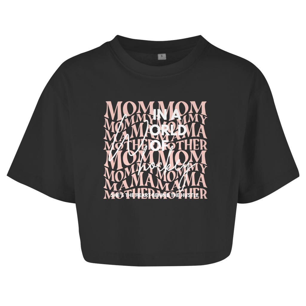 Ladies Crop Top WORLD OF HOCKEY - MOM
