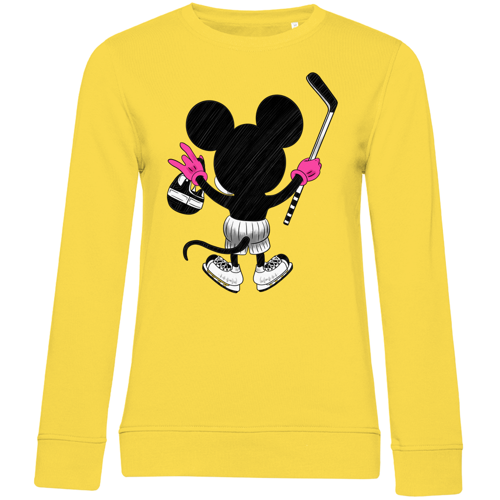 Ladies Sweatshirt HOCKEYMOUSE PINK