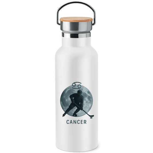 Edelstahl-Trinkflasche STERNZEICHEN CANCER / KREBS