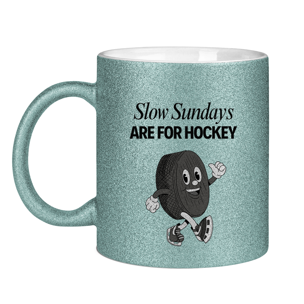 Glitzertasse SLOW SUNDAYS