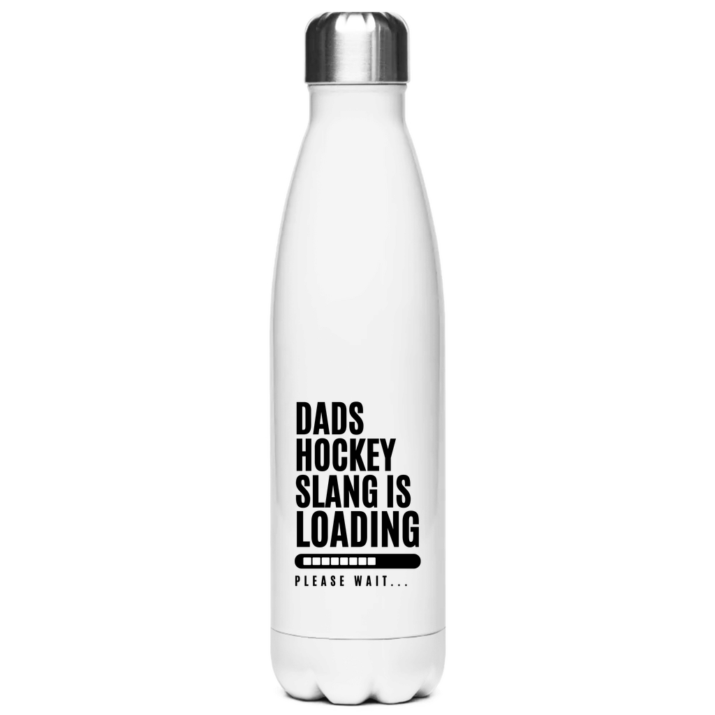 Edelstahl-Thermoflasche HOCKEYDADS SLOGAN