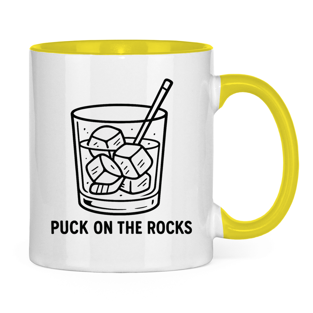 Tasse zweifarbig PUCK ON THE ROCKS