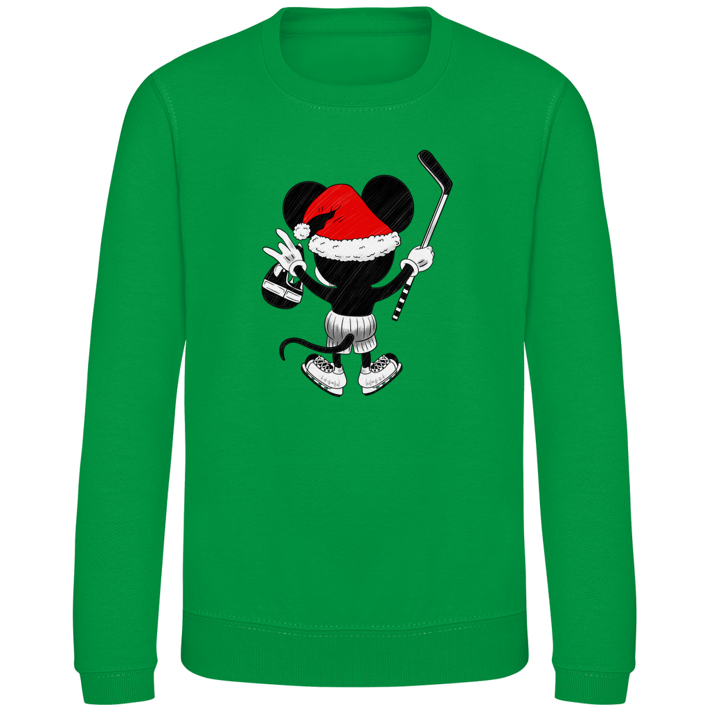 Kids Sweatshirt HOCKEY-SANTA-MOUSE