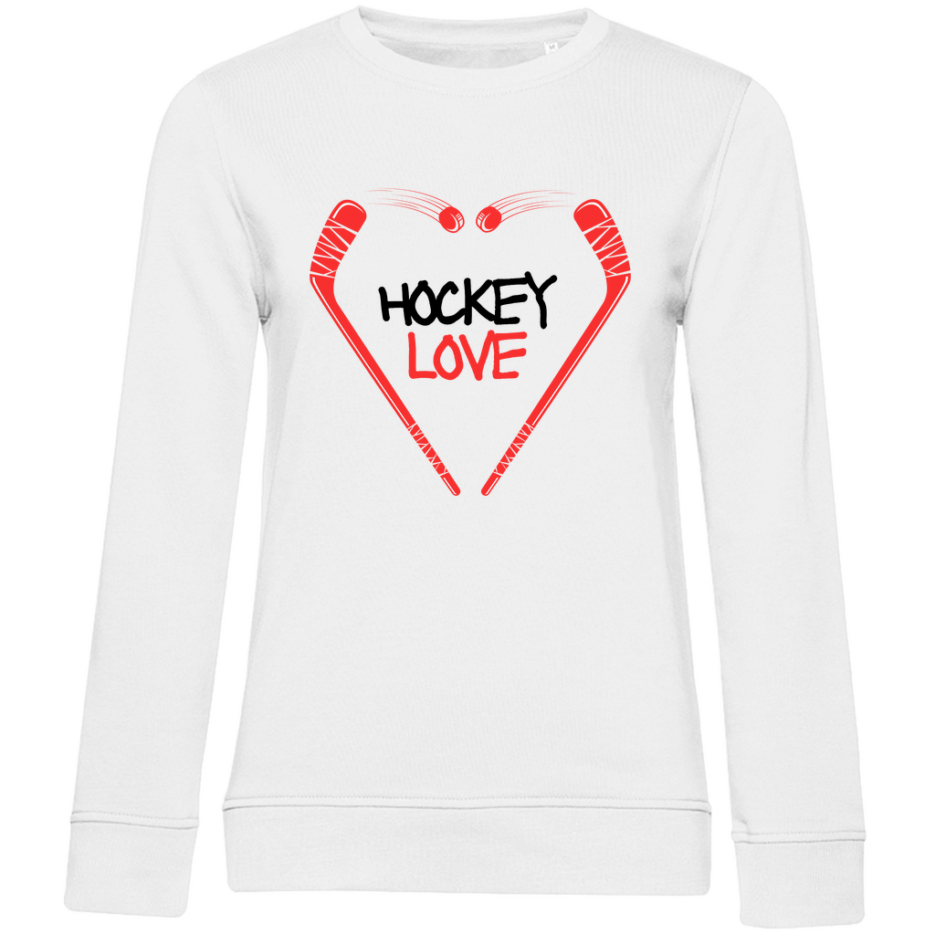 Ladies Sweatshirt HOCKEYLOVE STICKHEART