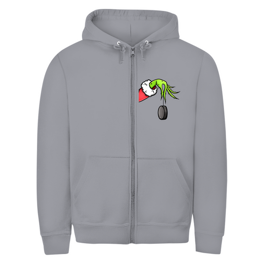 Unisex Zipper GRINCH HAND