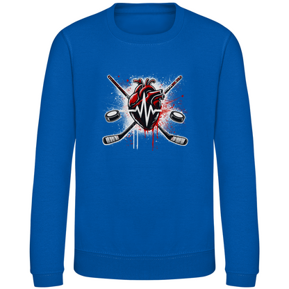 Kids Sweatshirt HOCKEY HEARTBEAT
