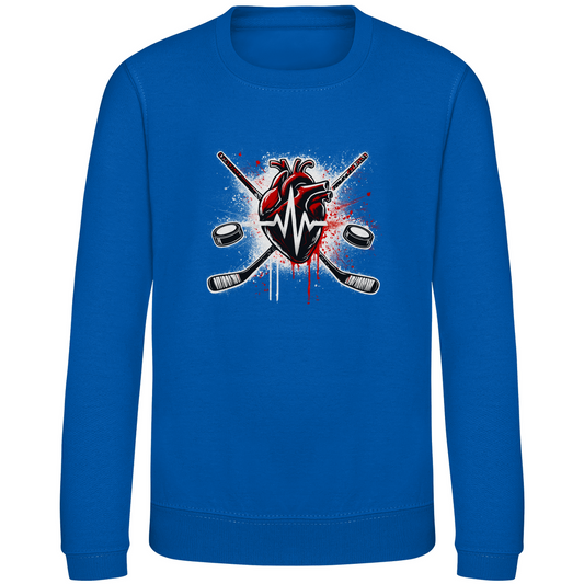 Kids Sweatshirt HOCKEY HEARTBEAT