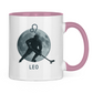 Tasse zweifarbig STERNZEICHEN LEO / LÖWE