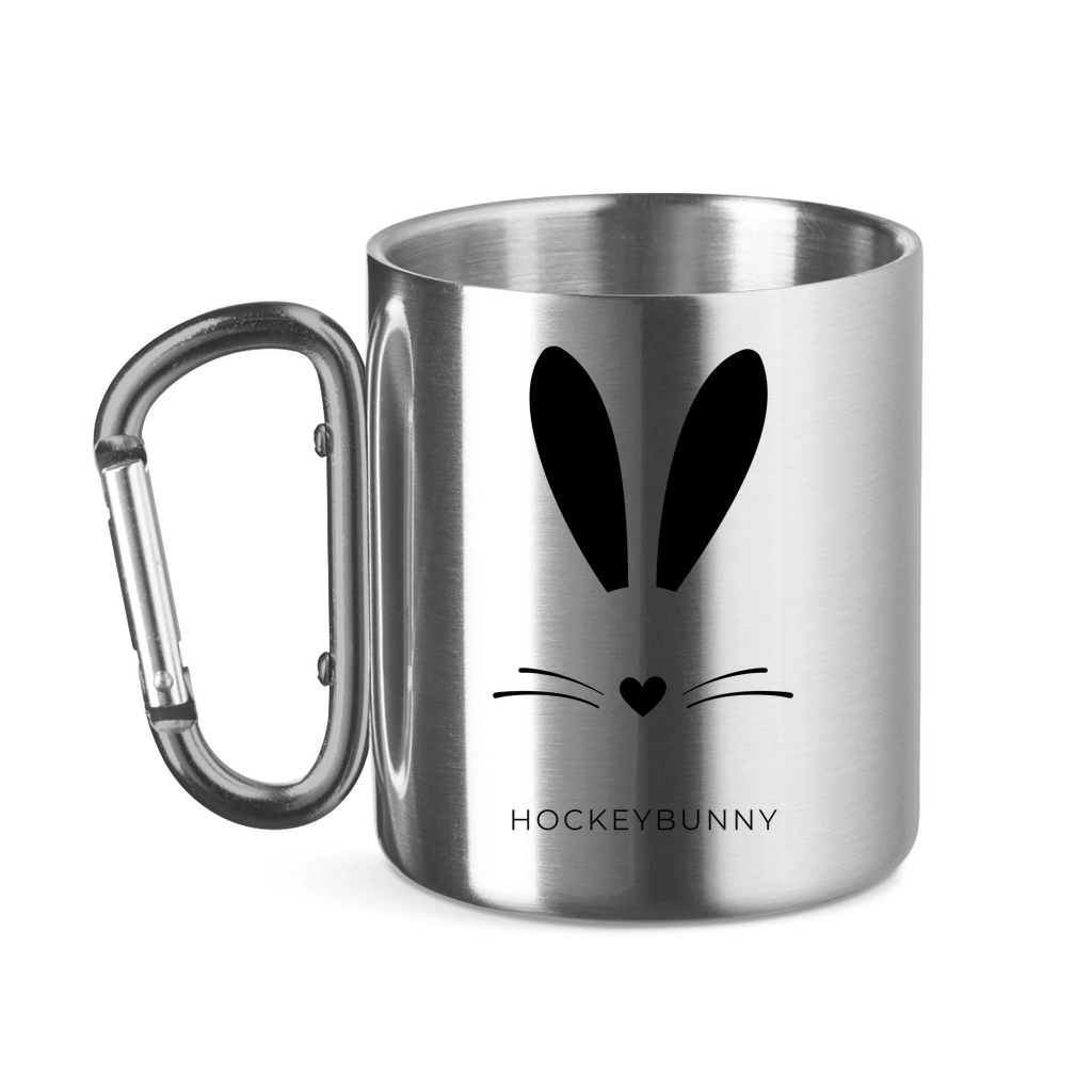 Edelstahltasse HOCKEYBUNNY