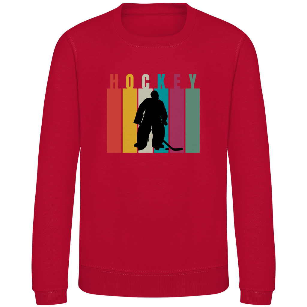 Kids Sweatshirt COLOURFUL HOCKEY GOALIE