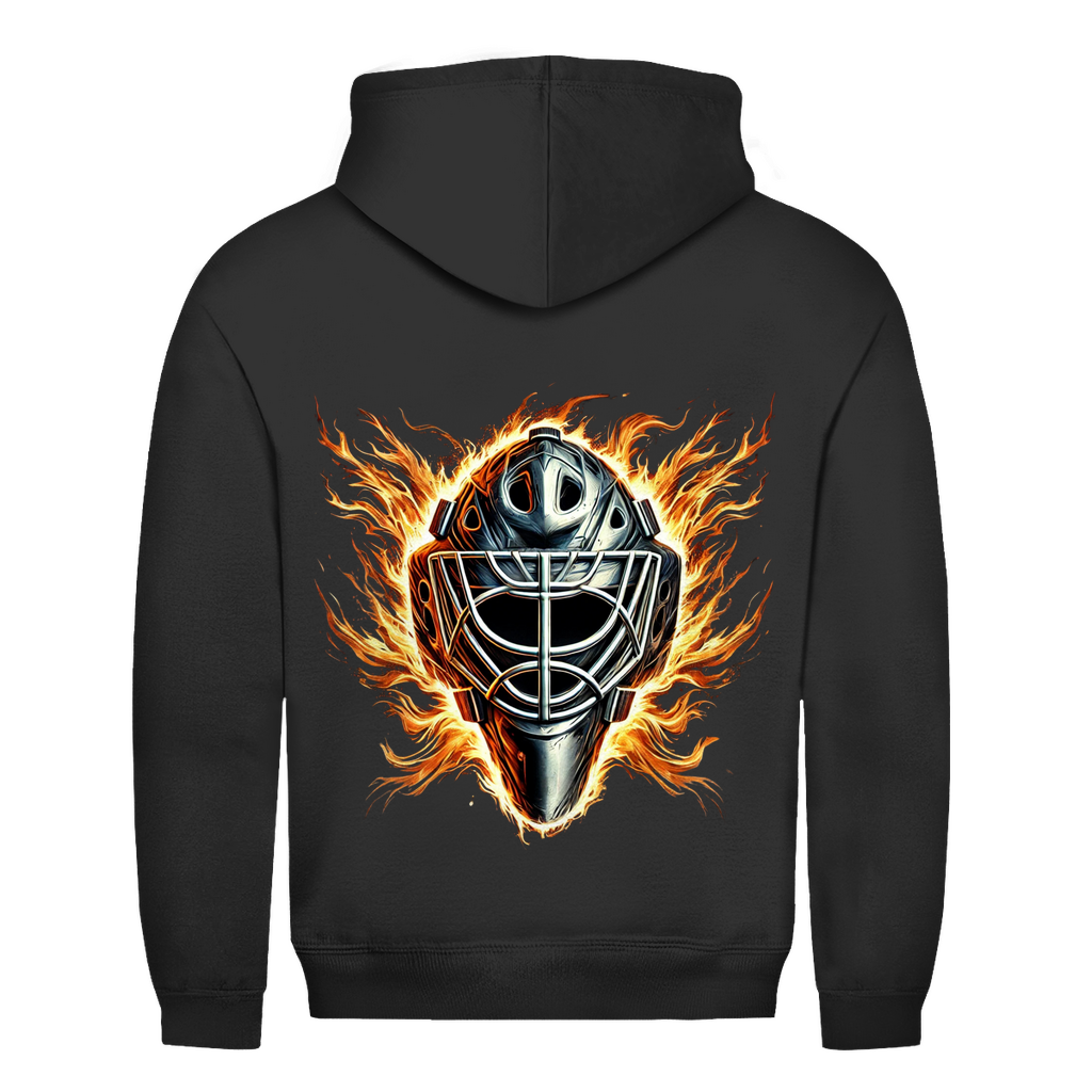 Unisex Hoodie BURNING MASK (front&back)