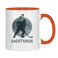Tasse zweifarbig STERNZEICHEN SAGITTARIUS / SCHÜTZE