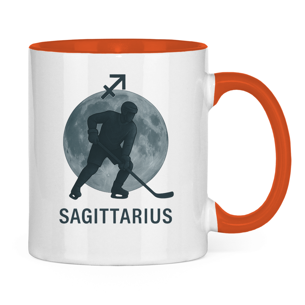 Tasse zweifarbig STERNZEICHEN SAGITTARIUS / SCHÜTZE