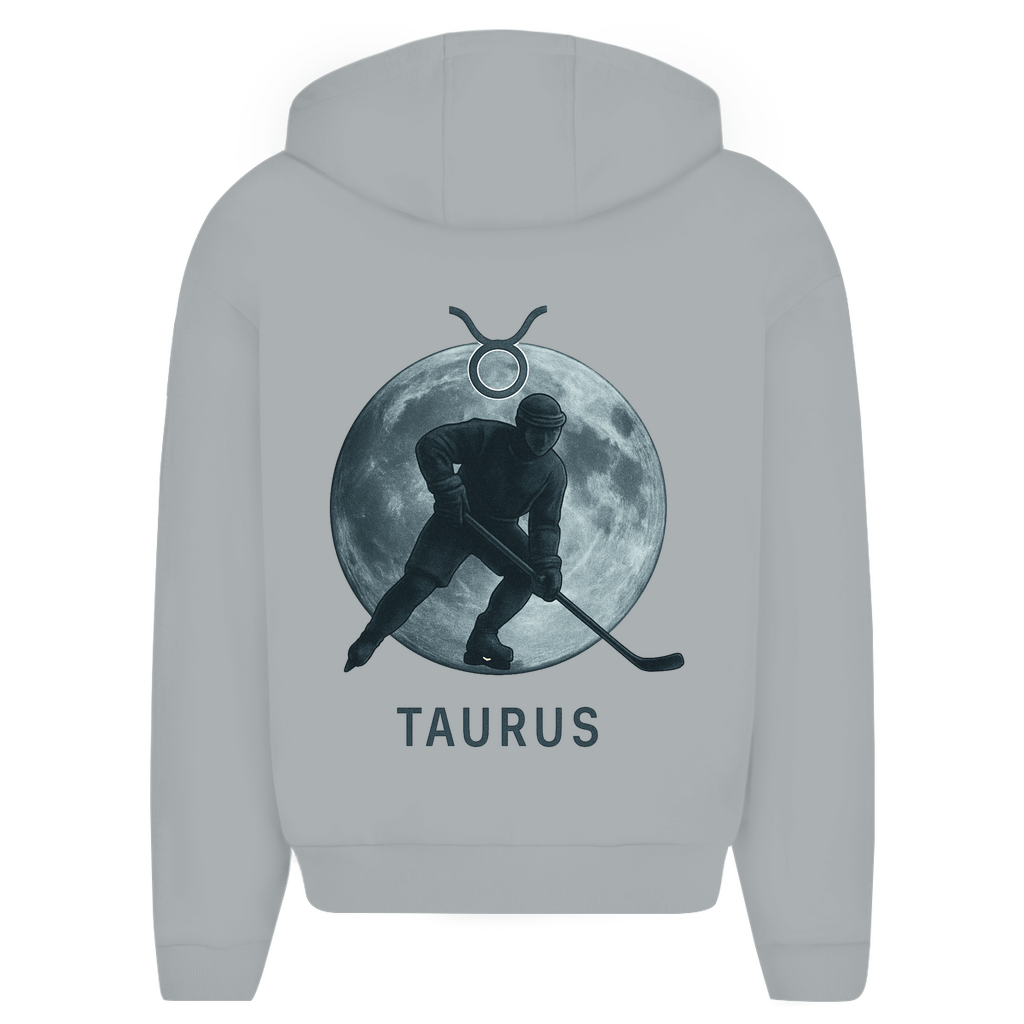 Oversize Zipper STERNZEICHEN TAURUS / STIER (front&back)