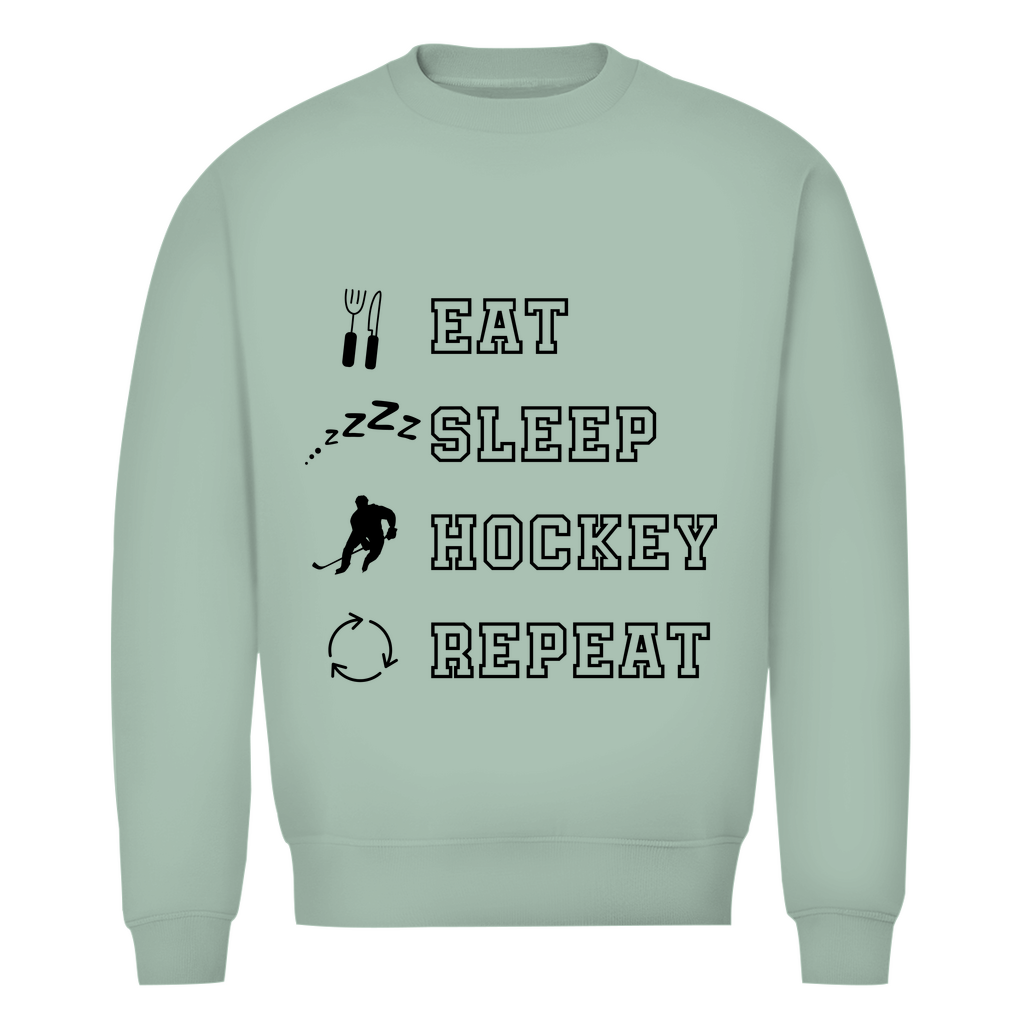 Unisex Sweatshirt EAT, SLEEP REPEAT