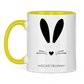 Tasse zweifarbig HOCKEYBUNNY