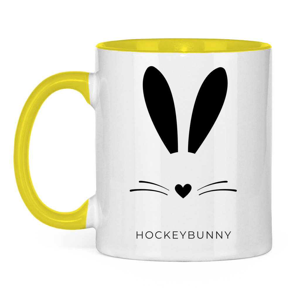 Tasse zweifarbig HOCKEYBUNNY