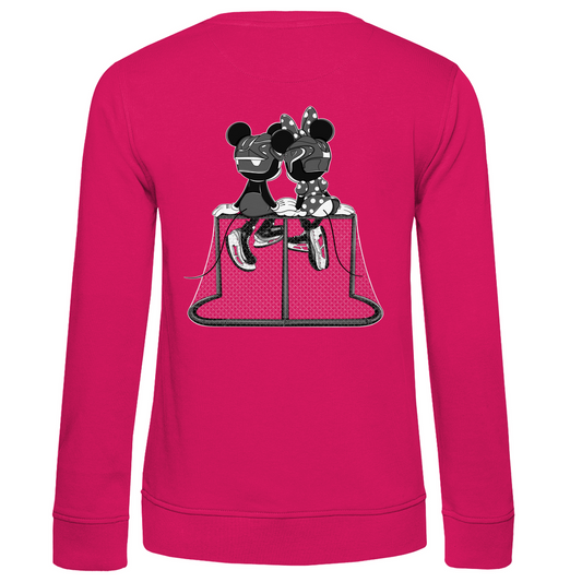 Ladies Sweatshirt MOUSE COUPLE (back)