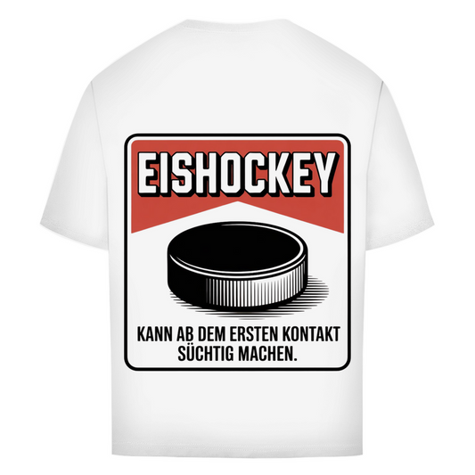 Oversize T-Shirt EISHOCKEY ZIGARETTENSCHACHTEL (back)