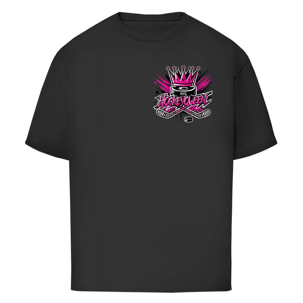 Oversize T-Shirt HIS HOCKEYQUEEN (front&back)