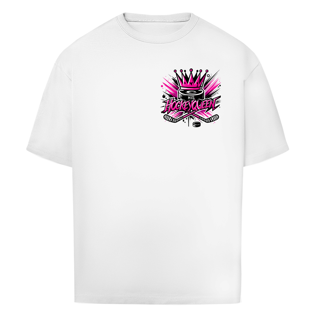 Oversize T-Shirt HIS HOCKEYQUEEN (front&back)