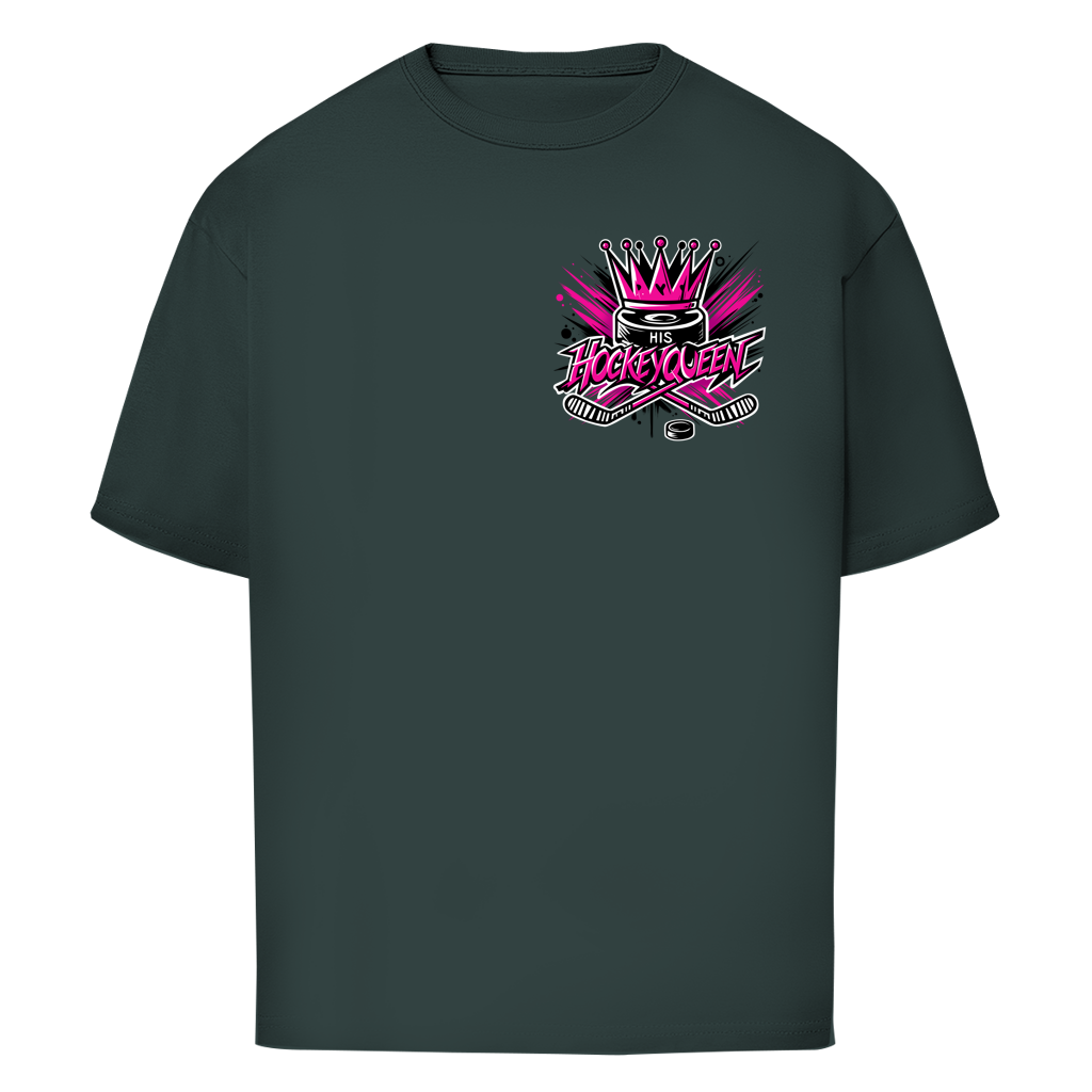 Oversize T-Shirt HIS HOCKEYQUEEN (front&back)