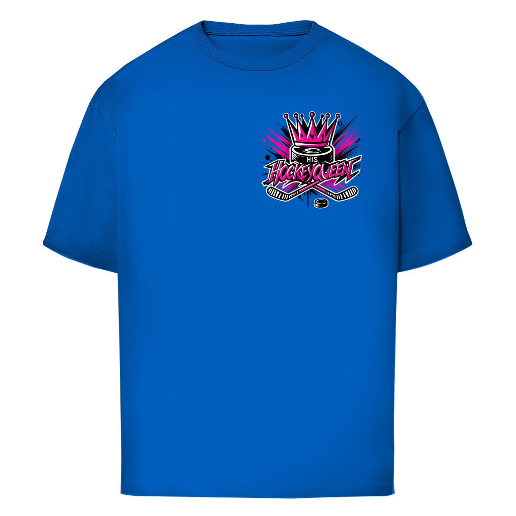 Oversize T-Shirt HIS HOCKEYQUEEN (front&back)