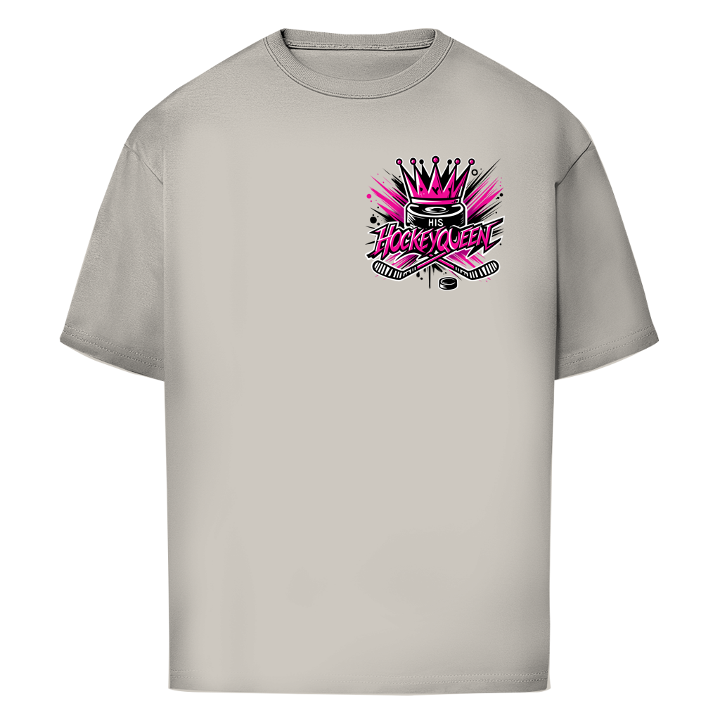 Oversize T-Shirt HIS HOCKEYQUEEN (front&back)