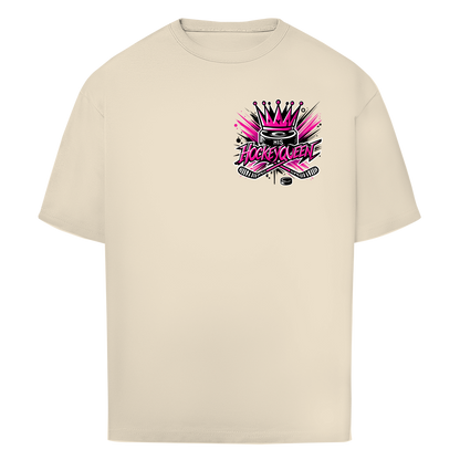 Oversize T-Shirt HIS HOCKEYQUEEN (front&back)