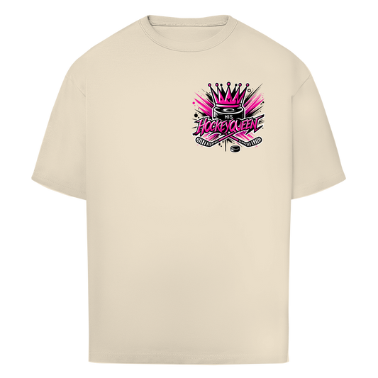 Oversize T-Shirt HIS HOCKEYQUEEN (front&back)