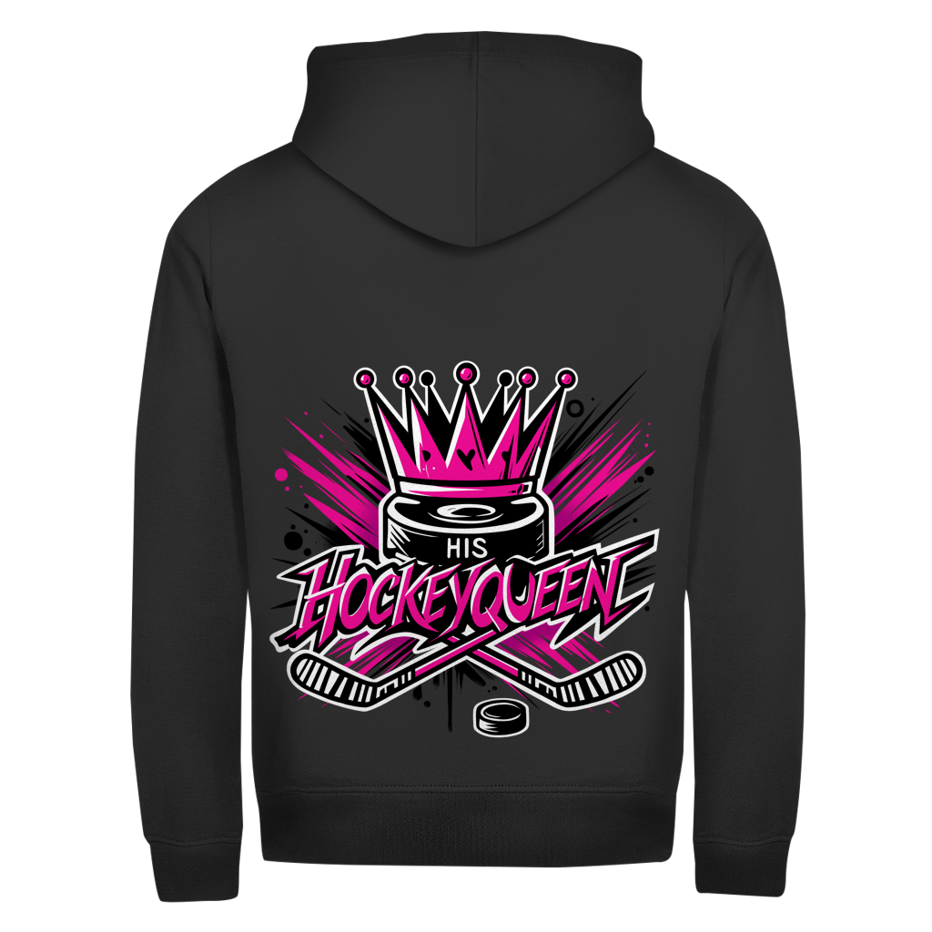 Unisex Zipper HIS HOCKEYQUEEN (front&back)