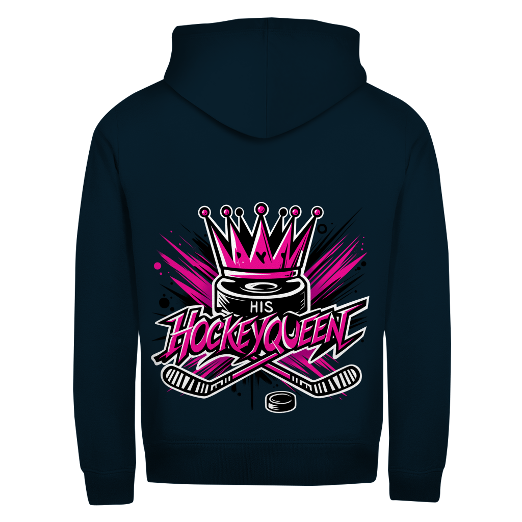 Unisex Zipper HIS HOCKEYQUEEN (front&back)