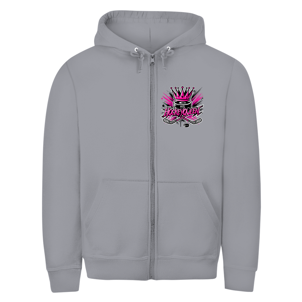 Unisex Zipper HIS HOCKEYQUEEN (front&back)
