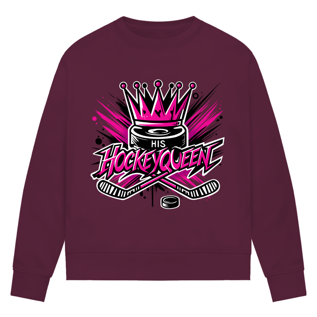 Ladies Sweatshirt HIS HOCKEYQUEEN