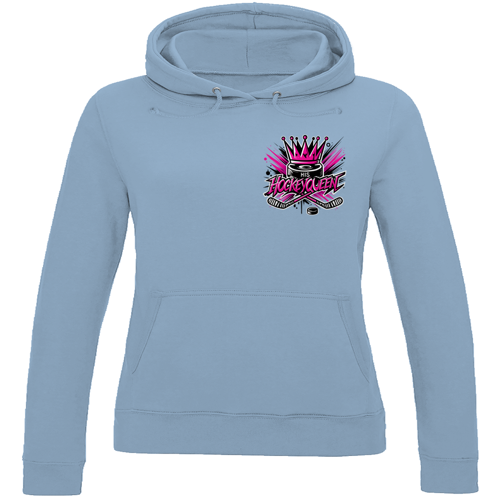 Ladies Hoodie HIS HOCKEYQUEEN (front&back)
