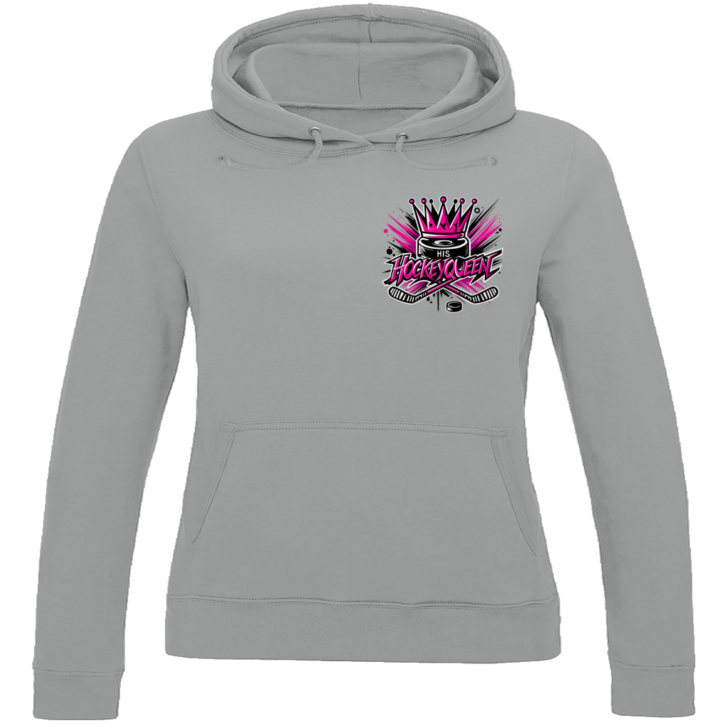 Ladies Hoodie HIS HOCKEYQUEEN (front&back)