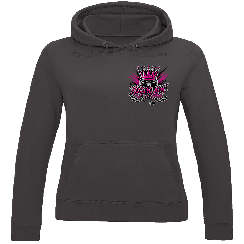 Ladies Hoodie HIS HOCKEYQUEEN (front&back)