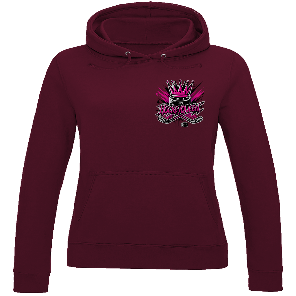 Ladies Hoodie HIS HOCKEYQUEEN (front&back)