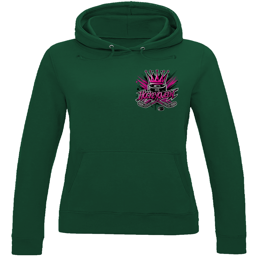 Ladies Hoodie HIS HOCKEYQUEEN (front&back)