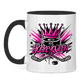 Tasse zweifarbig HIS HOCKEYQUEEN