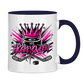 Tasse zweifarbig HIS HOCKEYQUEEN