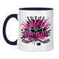 Tasse zweifarbig HIS HOCKEYQUEEN