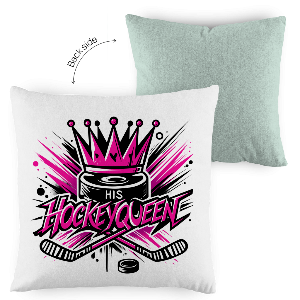 Kopfkissen zweifarbig HIS HOCKEYQUEEN