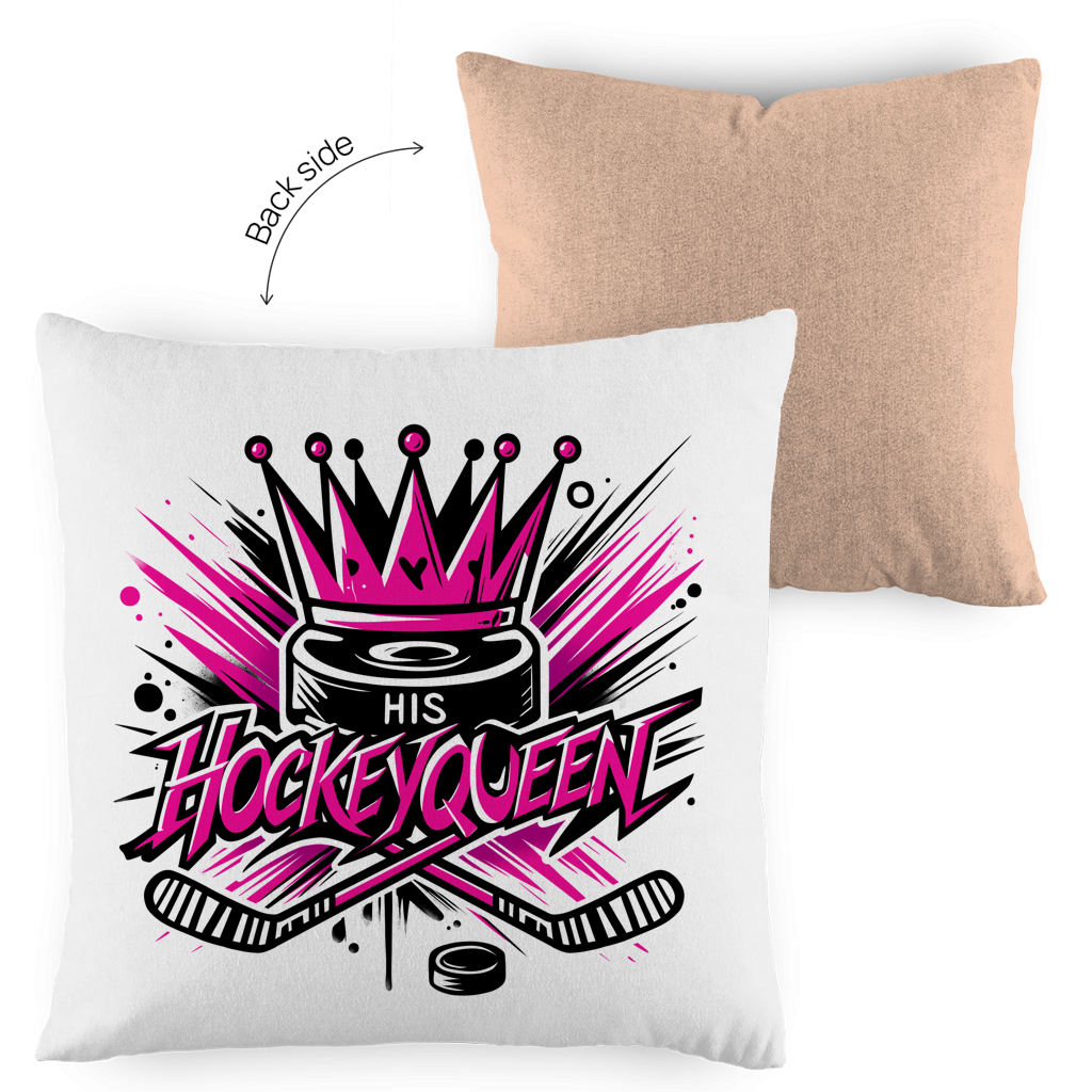 Kopfkissen zweifarbig HIS HOCKEYQUEEN