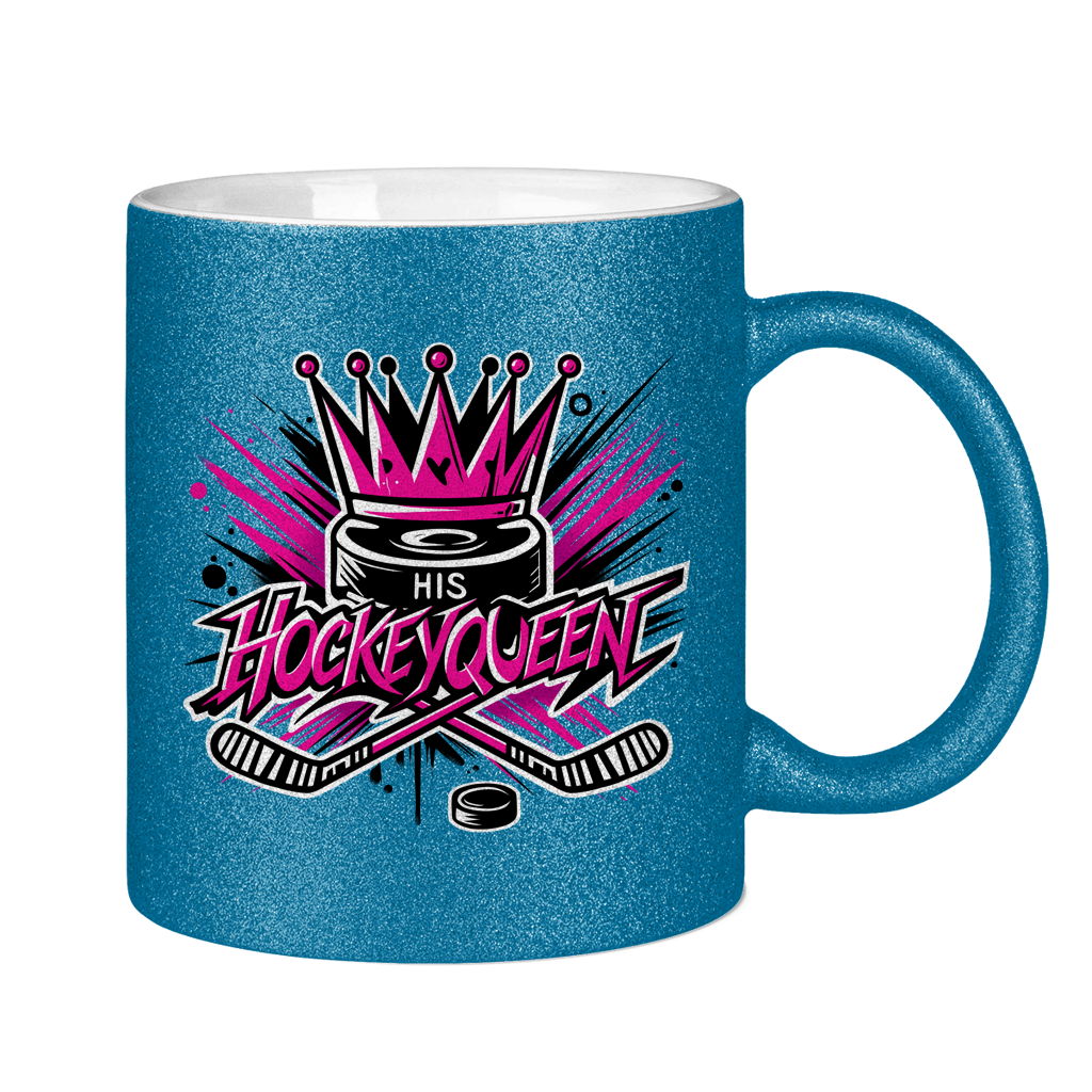 Glitzertasse HIS HOCKEYQUEEN