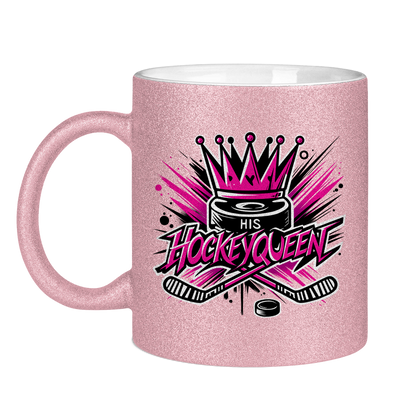 Glitzertasse HIS HOCKEYQUEEN