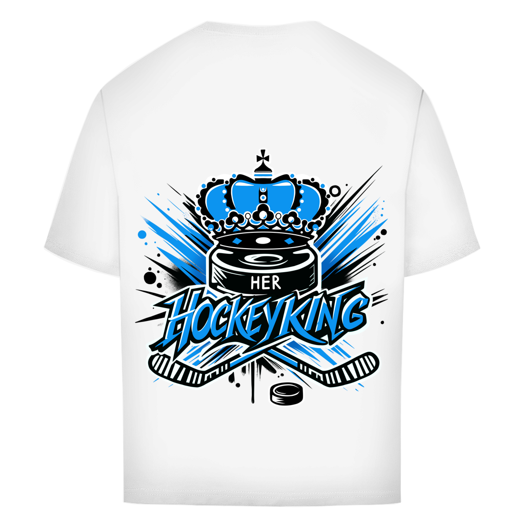 Oversize T-Shirt HER HOCKEYKING (front&back)