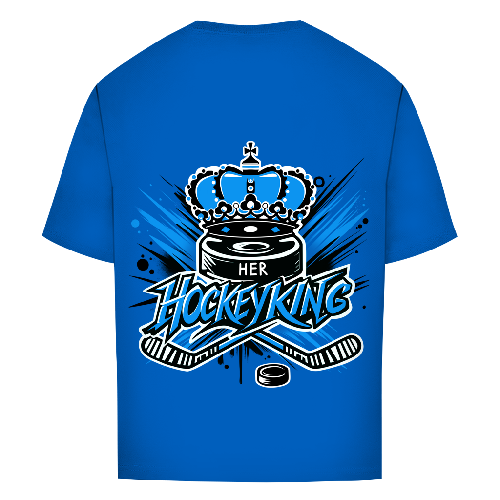 Oversize T-Shirt HER HOCKEYKING (front&back)