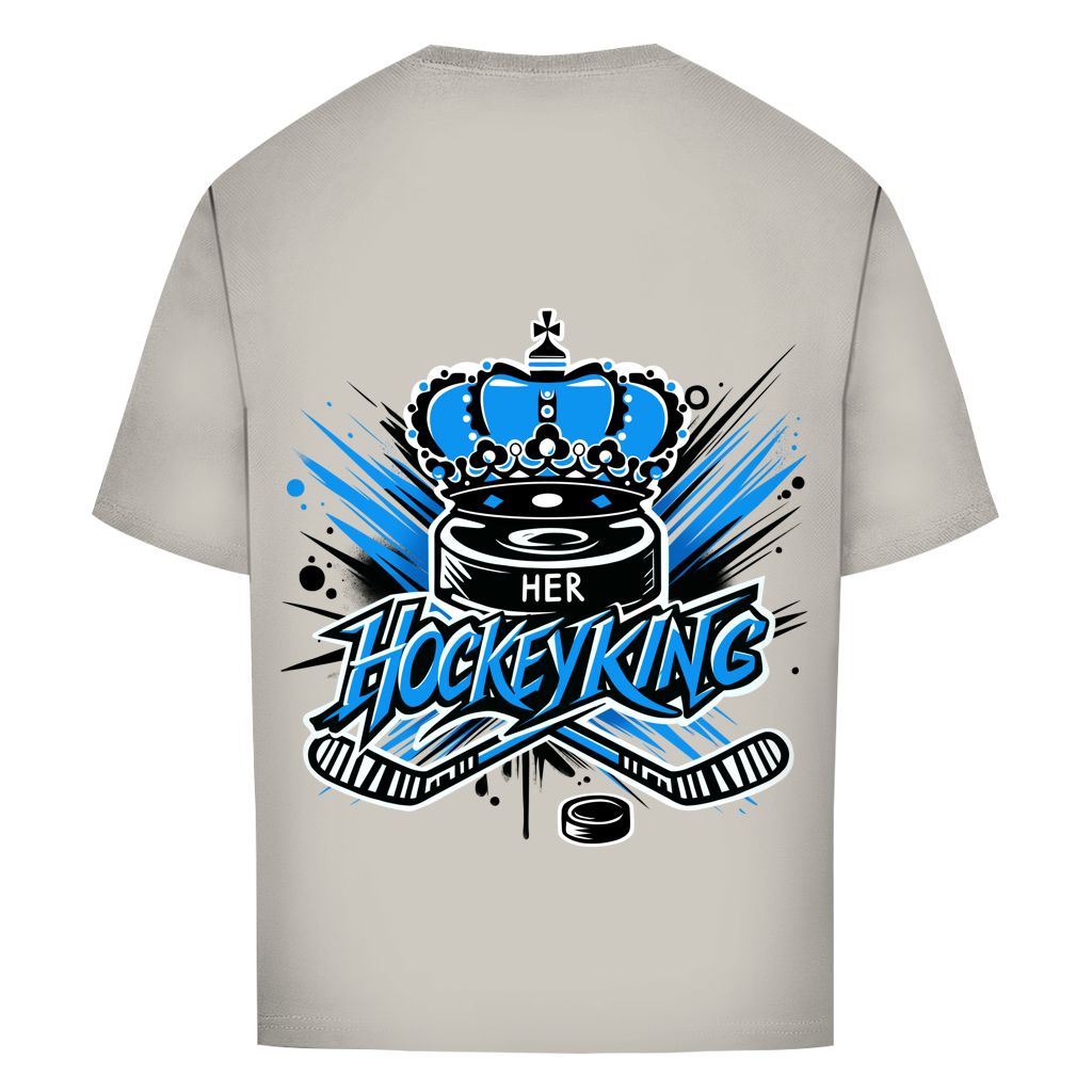 Oversize T-Shirt HER HOCKEYKING (front&back)